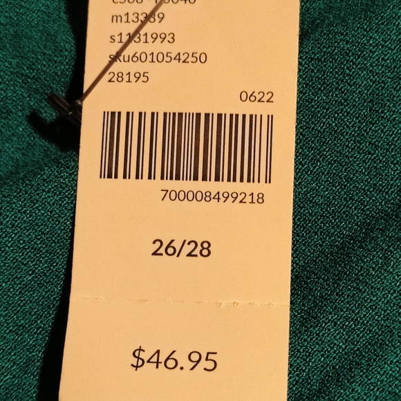 🔹Lane Bryant Fitted Short Flutter Sleeve V-Neck Drawcord-Front - Picture 5 of 8